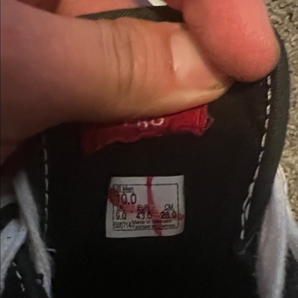 Vans Black and White Old Skool Sneakers - Picture 7 of 7